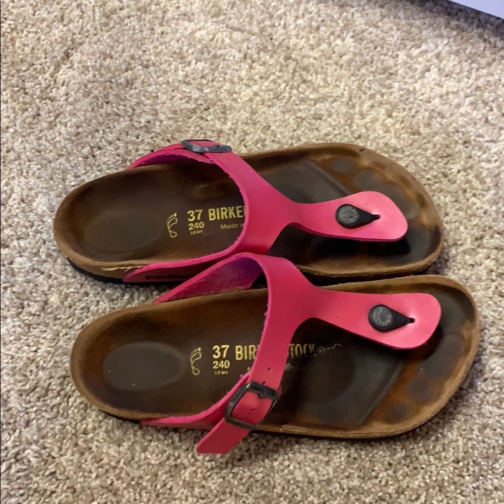 Pink Birkenstocks